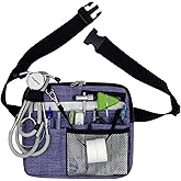 Nurse Funny Pack with Medical Gear Pockets - Durable Nurse Waist Pouch with Tape Holder, Adjustable Strap, and Utility Storage for Stethoscopes, Bandage Scissors & Supplies