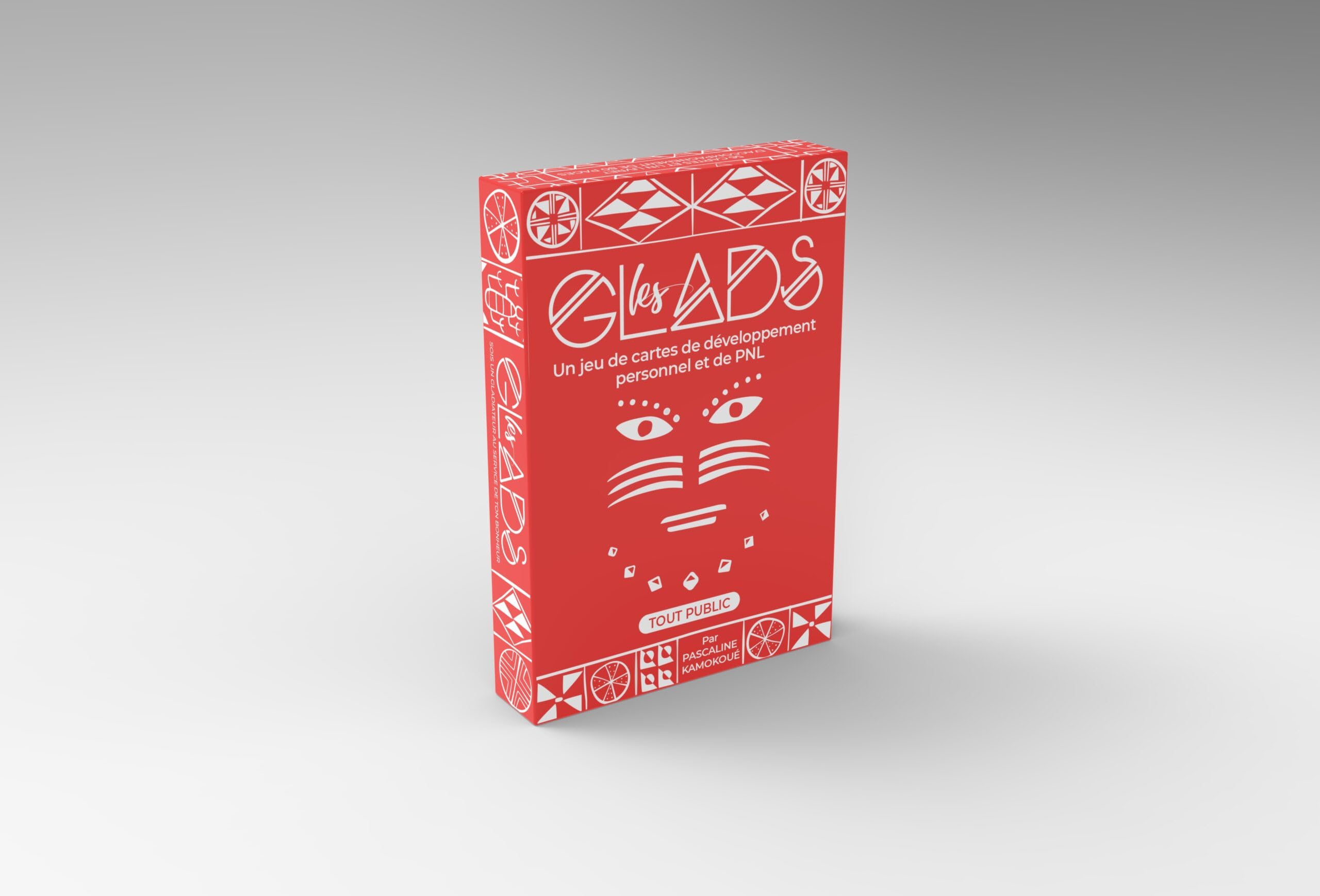 LES GLADS Red Cards - Personal Development Cards and NLP Game Around the 10 Pillars of Success of Life