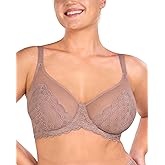 HSIA Minimizer Bras for Women Large Bust Full Coverage Lace Plus Size Bra - Mermaid Scales