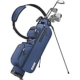 Findway 3 Way Small Golf Bag Lightweight Pitch and Putt Golf Bag with Stand, Adjustable Dual Straps, Golf Stand Bag for Extra