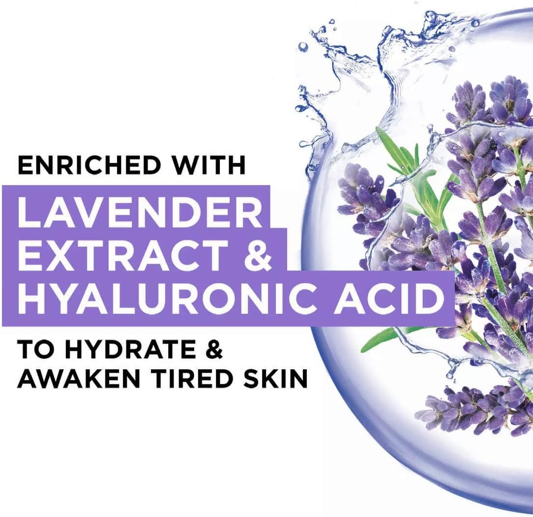 Garnier Moisture Bomb Lavender and Hyaluronic Acid Sheet Mask, Hydrating & Relaxing Face Mask - Image 4