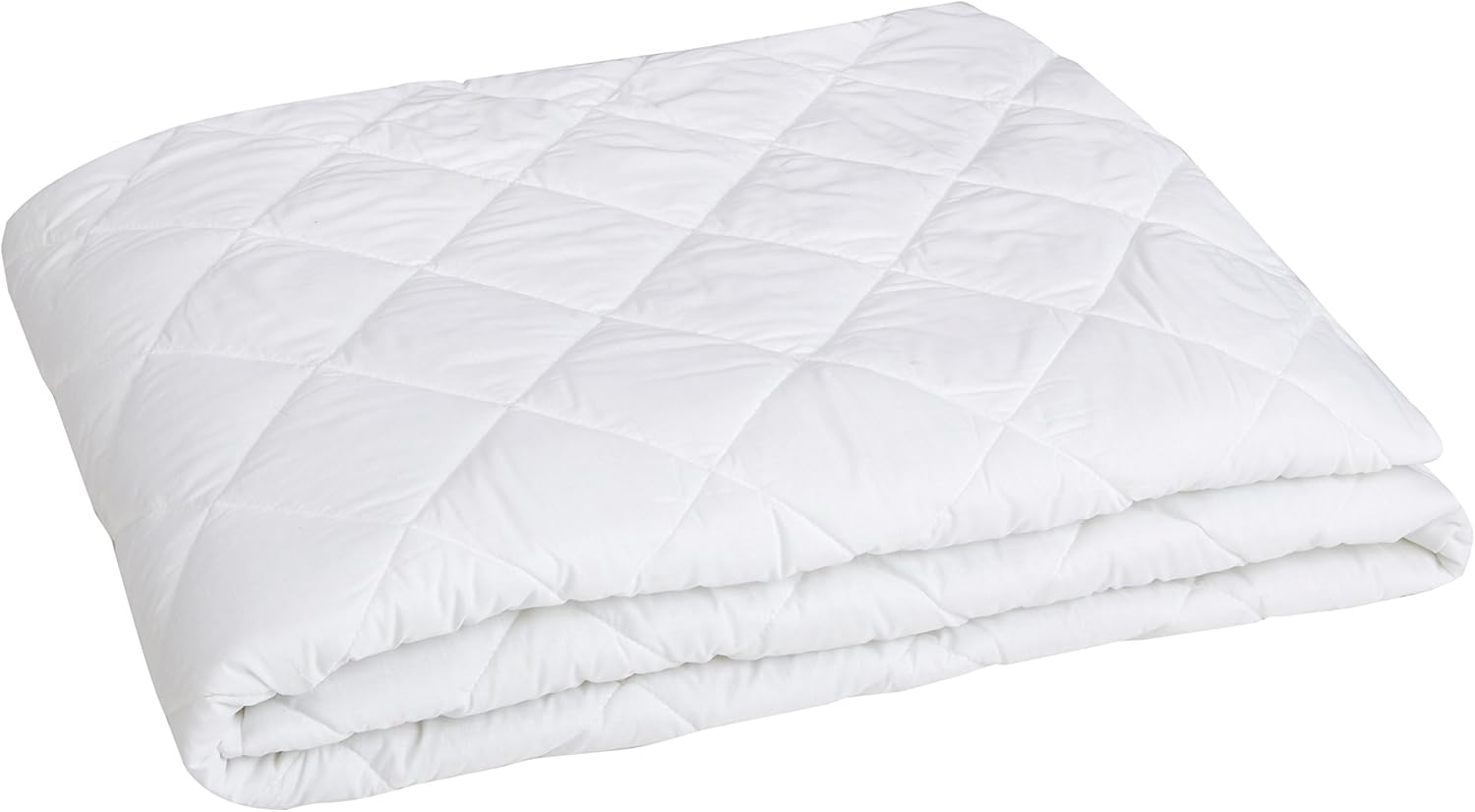 Basics Hypoallergenic Quilted Mattress Topper Pad Cover - 18 Inch Deep, Full: Home & Kitchen