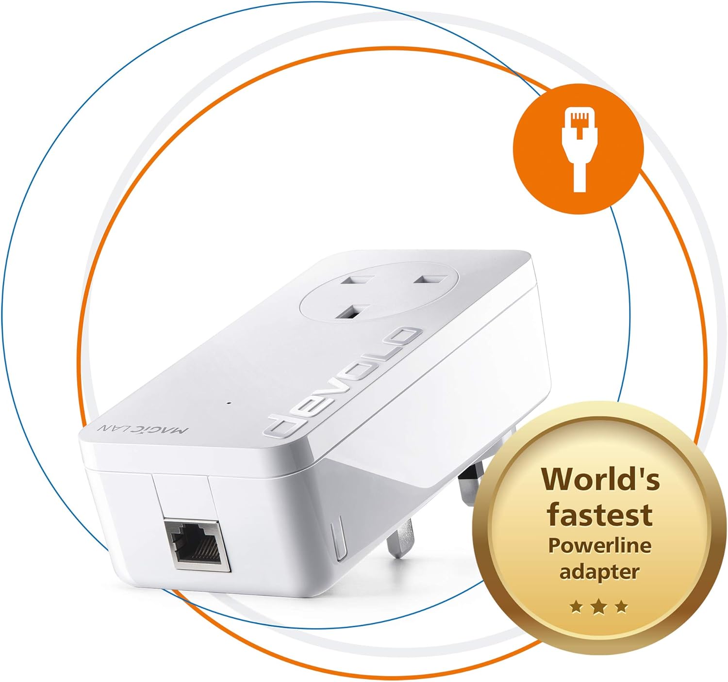 Devolo Magic 22400 LAN Stable Home Working, Addon Powerline Adapter