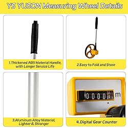 YS YUSON 6 Inch Metric Measuring Wheel in