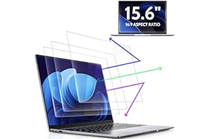 PESLV 3 Pcs 15.6 Inch Anti Blue Light Screen Protector Compatible With Lenovo Hp Dell Acer Asus Samsung etc Laptop-16:9 Aspect, 15" Computer Monitor Glare Filter Uv Blocker Shield Cover Eye Protection Film