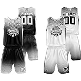 Custom Reversible Basketball Jersey for Man Women Uniform Suit Kids Adults Personalized Jersey