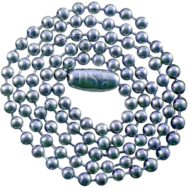 Amazon.com: 24 Inch Ball Chain Necklace, T304 Stainless Steel 2.4