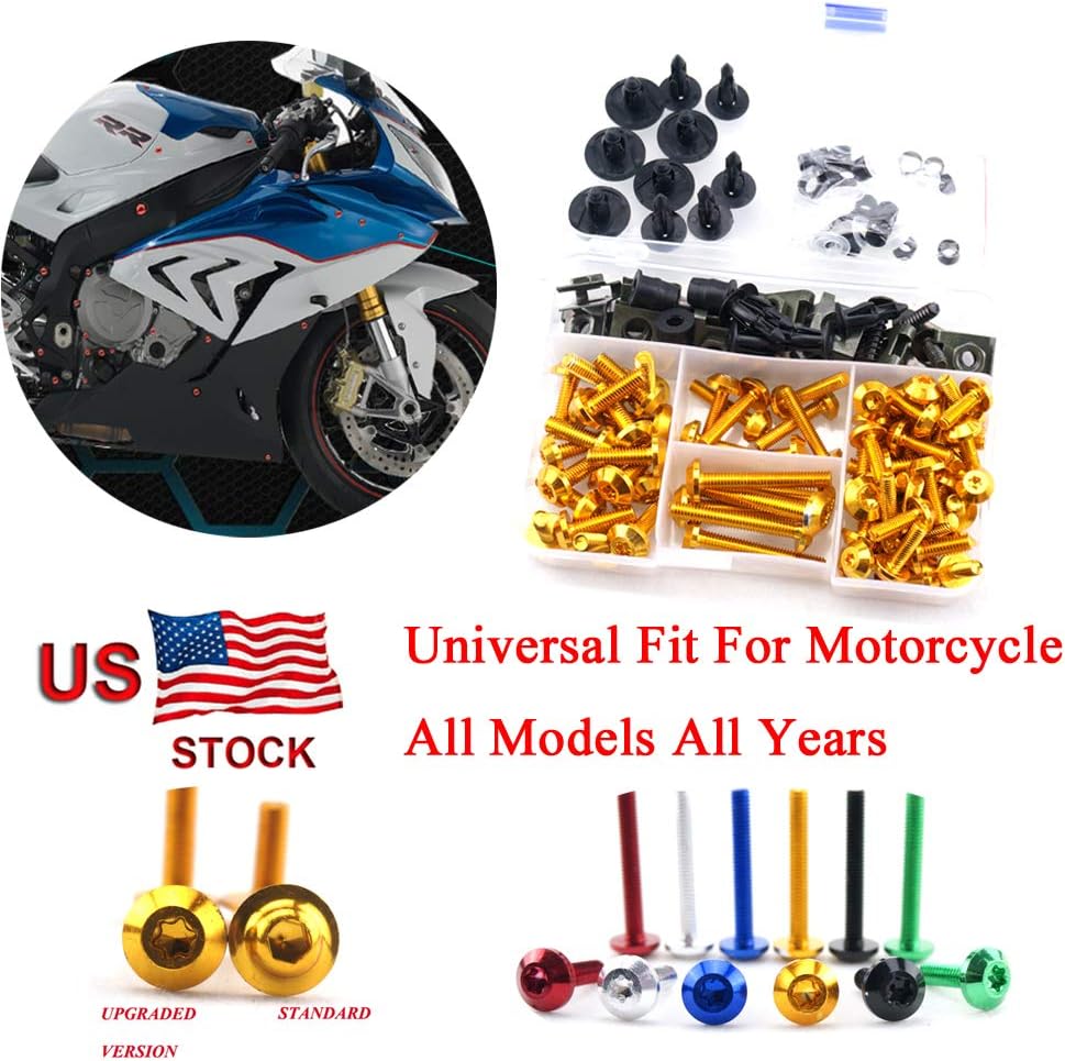 For KTM RC390 2014 2015 2016 CNC Alloy Complete Fairing Bolt Kit Screws Bodywork