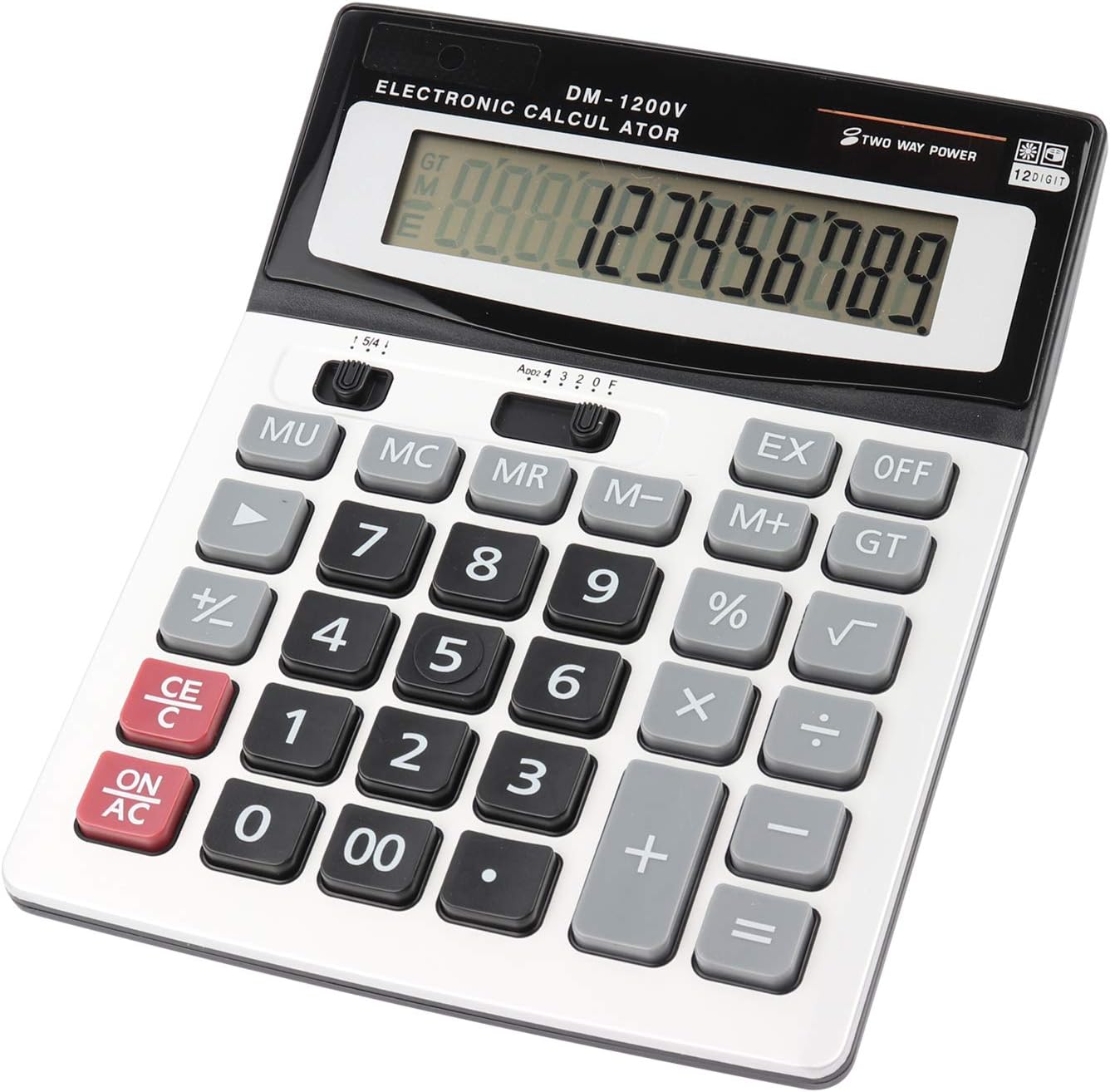 Hihuhen Calculatrice De Bureau A 12 Chiffres Fonction Standard D Affaires Calculateur De Bureau 1 X Calculator Amazon Fr Fournitures De Bureau