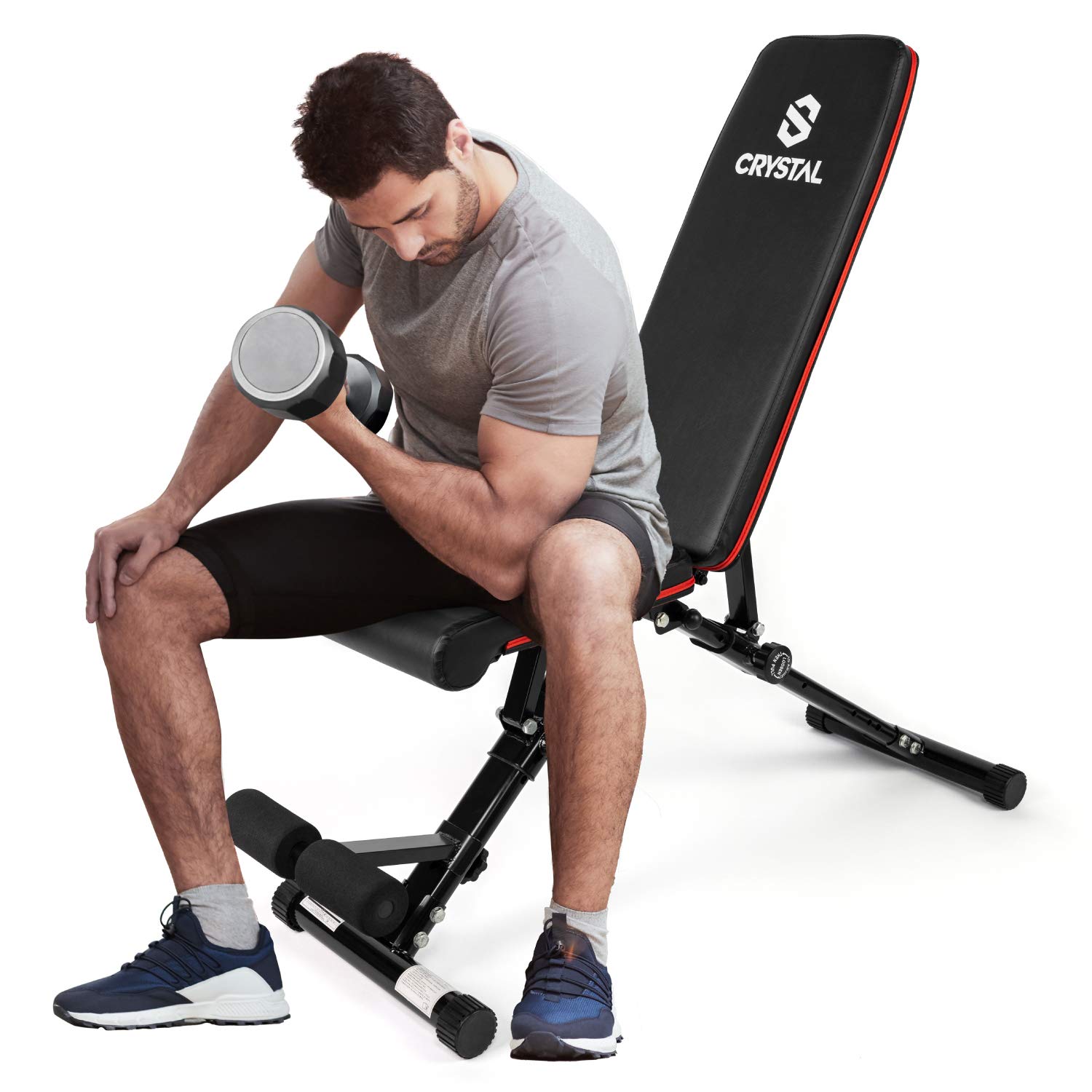 Buy PTPEPL Adjustable Weight Bench, Folding Dumbbell Bench for Strength Training and Full Body