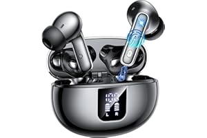 EUQQ AI Translation Earbuds Real Time, 144 Language Translator Earbuds, 36H Playtime 3-in-1 Translation Earphones, 4 ANC Mic for Audifonos Traductores Inglés Español,Translate Ear Buds for Travel Learning