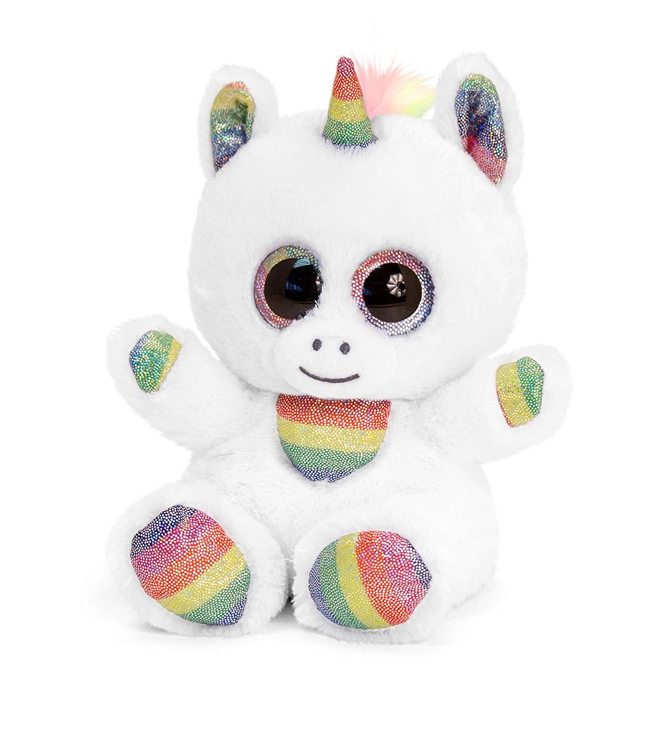 Keel Toys 15cm Animotsu Rainbow Sparkle Unicorn