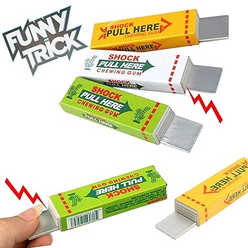 Elektroschock Kaugummi Stromschlag Party Scherzartikel