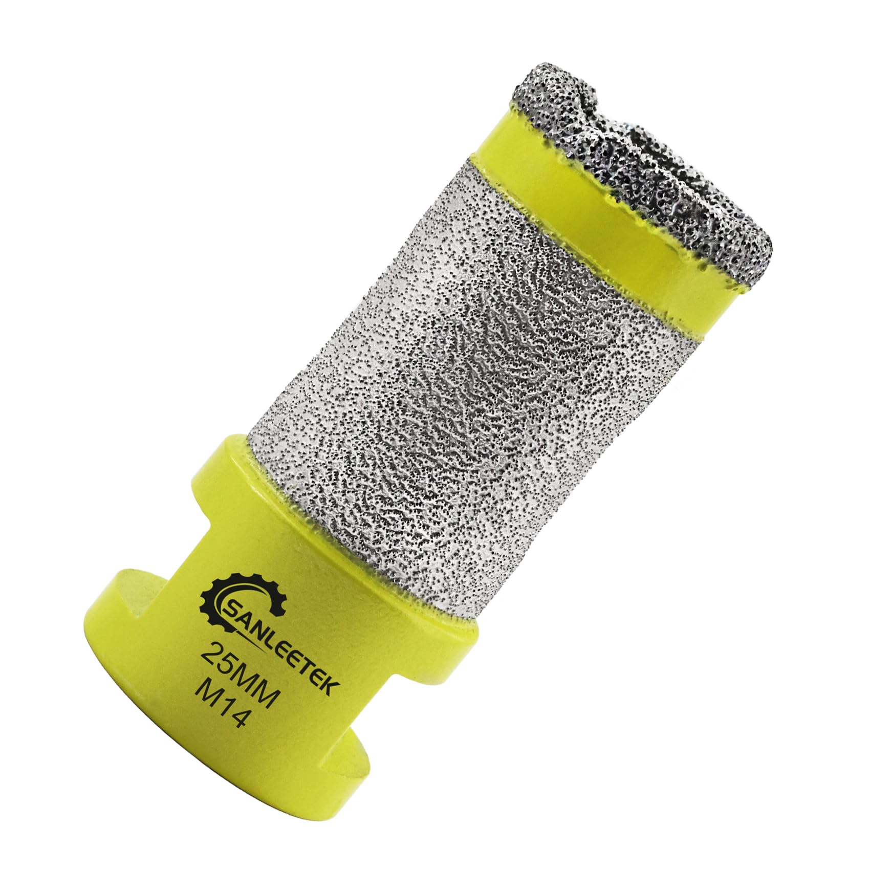 Diamond Drill Milling Bits 25mm - SANLEETEK Tile Hole Saw Cutter Drilling Grinding for Porcelain Ceramic Tile Granite Marble Artificial Stone M14 Thread