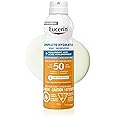 Eucerin Sun Complete Hydration Sunscreen Spray for Body SPF 50 | Sunscreen Spray with Hyaluronic Acid | Lightweight, Fragranc