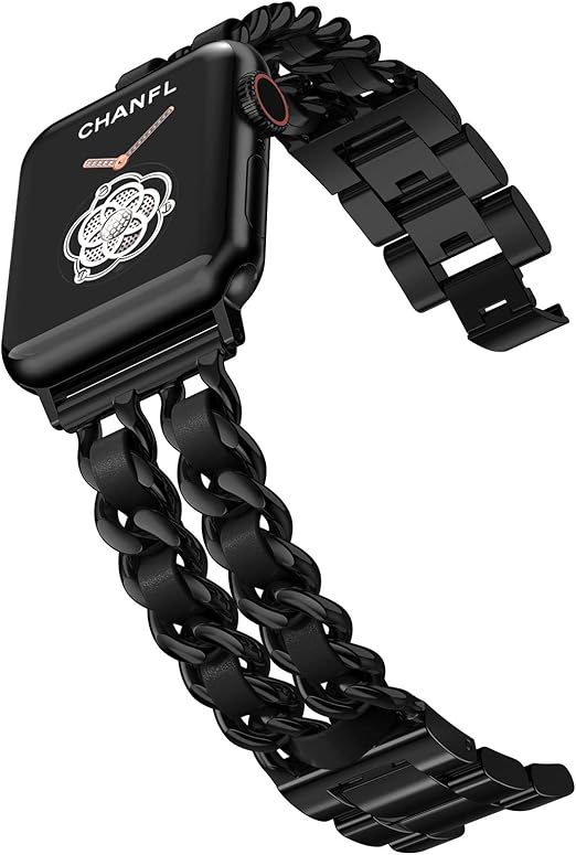 chanel elastic apple watch band