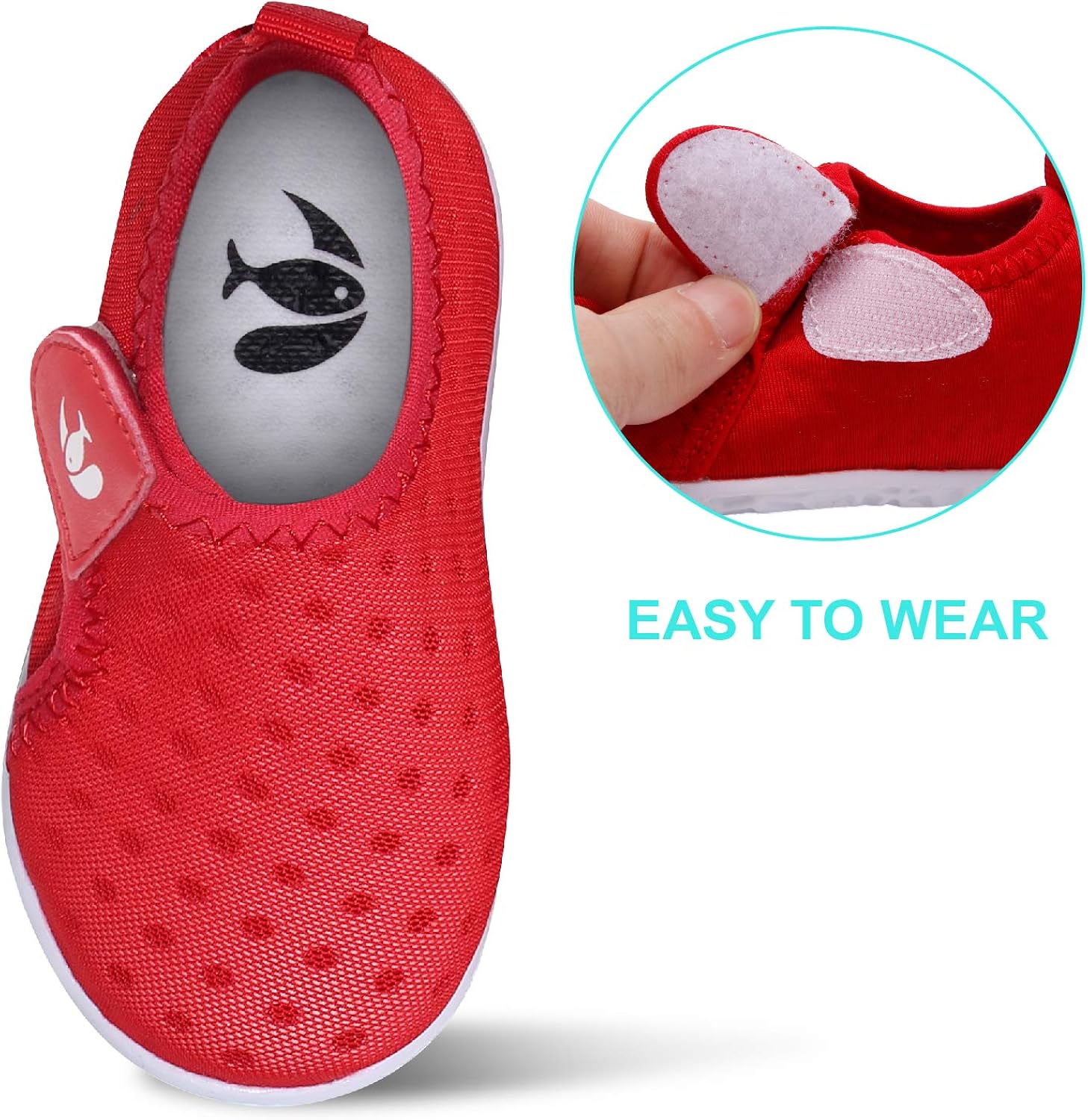  | FEETCITY Baby Boys Girls Water Sport Shoes Barefoot Kids Aqua Socks Quick-Dry Beach Swim Pool Shoes | Athletic & Outdoor