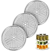 Yutzhre 3 Pcs Pressure Canner Racks, 11-inch Pressure Cooker Rack, Stainless Steel Premium Canner Rack for Pressure Canner - 