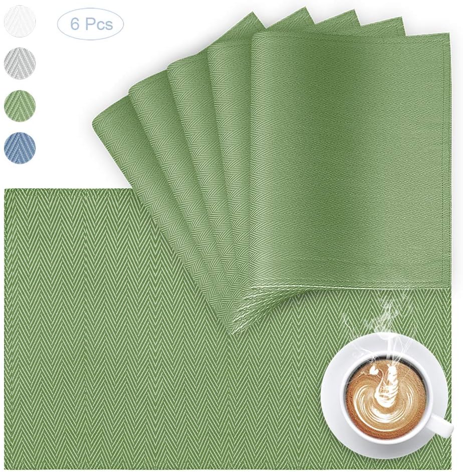 Best polyester placemats for dining table set of 6