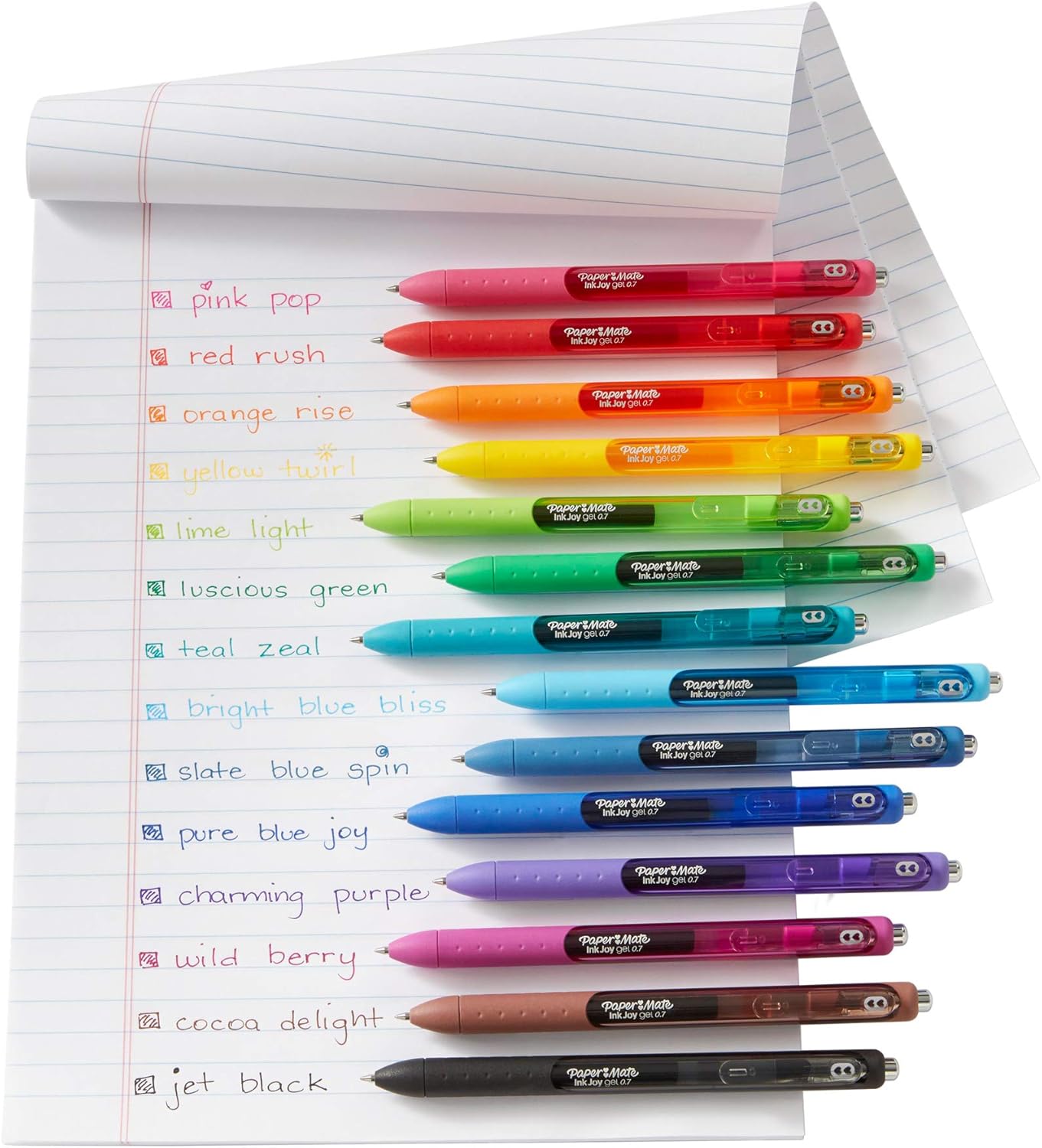 Paper Mate Gel Pens, InkJoy Pens, Medium Point, Assorted, 14 Count: Office Products