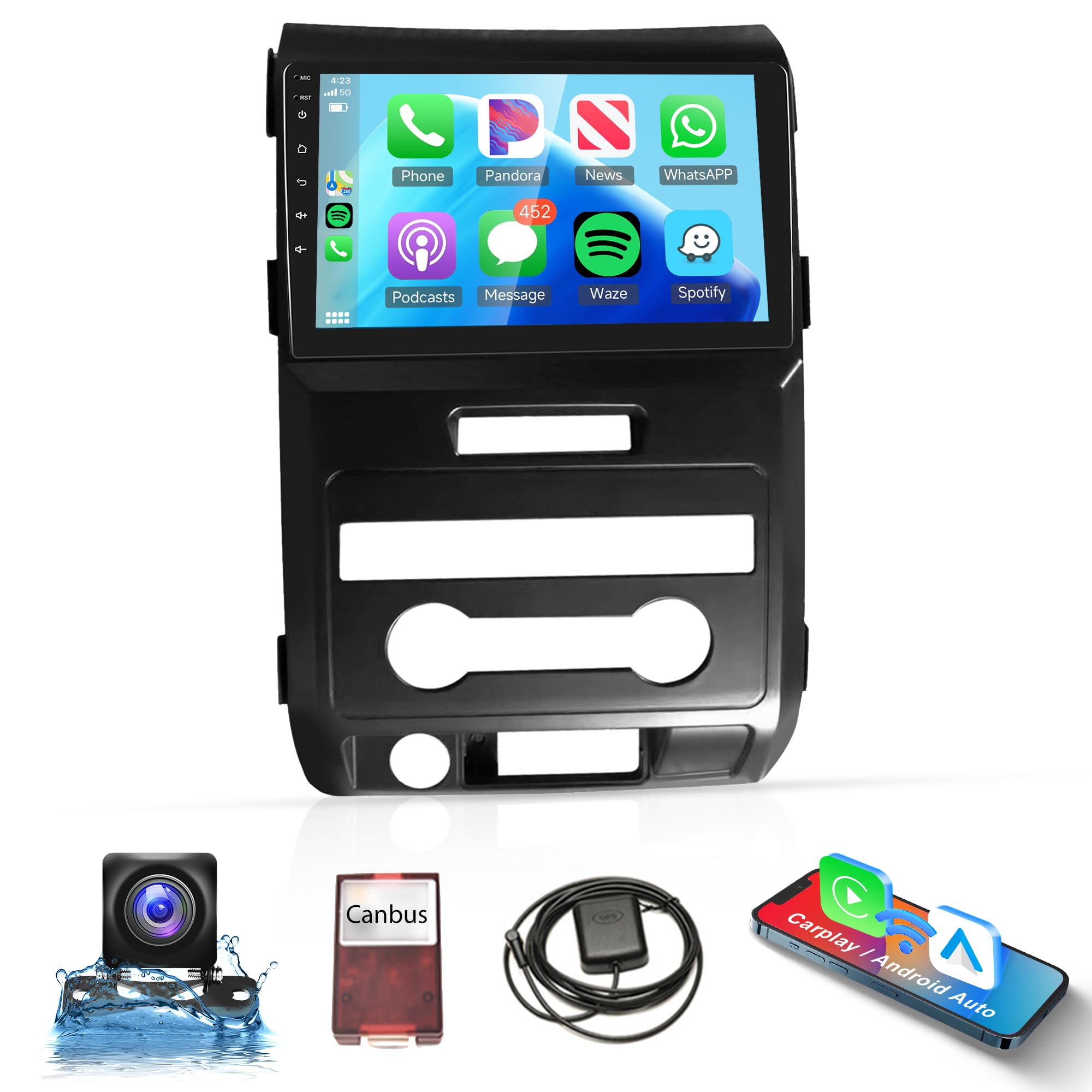 2G 64G Radio for Ford F150 SVT Raptor 2009-2012 Android Car Stereo ...