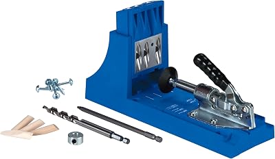 Kreg K4 Pocket Hole Jig 256272 Removable Drill Guide 1/2-1 1/2 Inch Thick