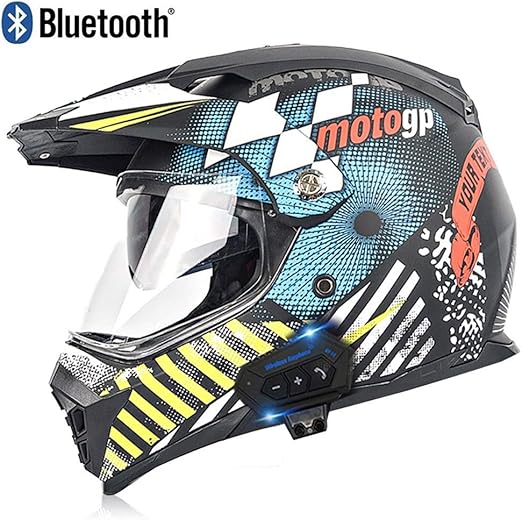 bluetooth motocross helmet