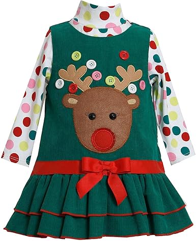 bonnie jean reindeer dress
