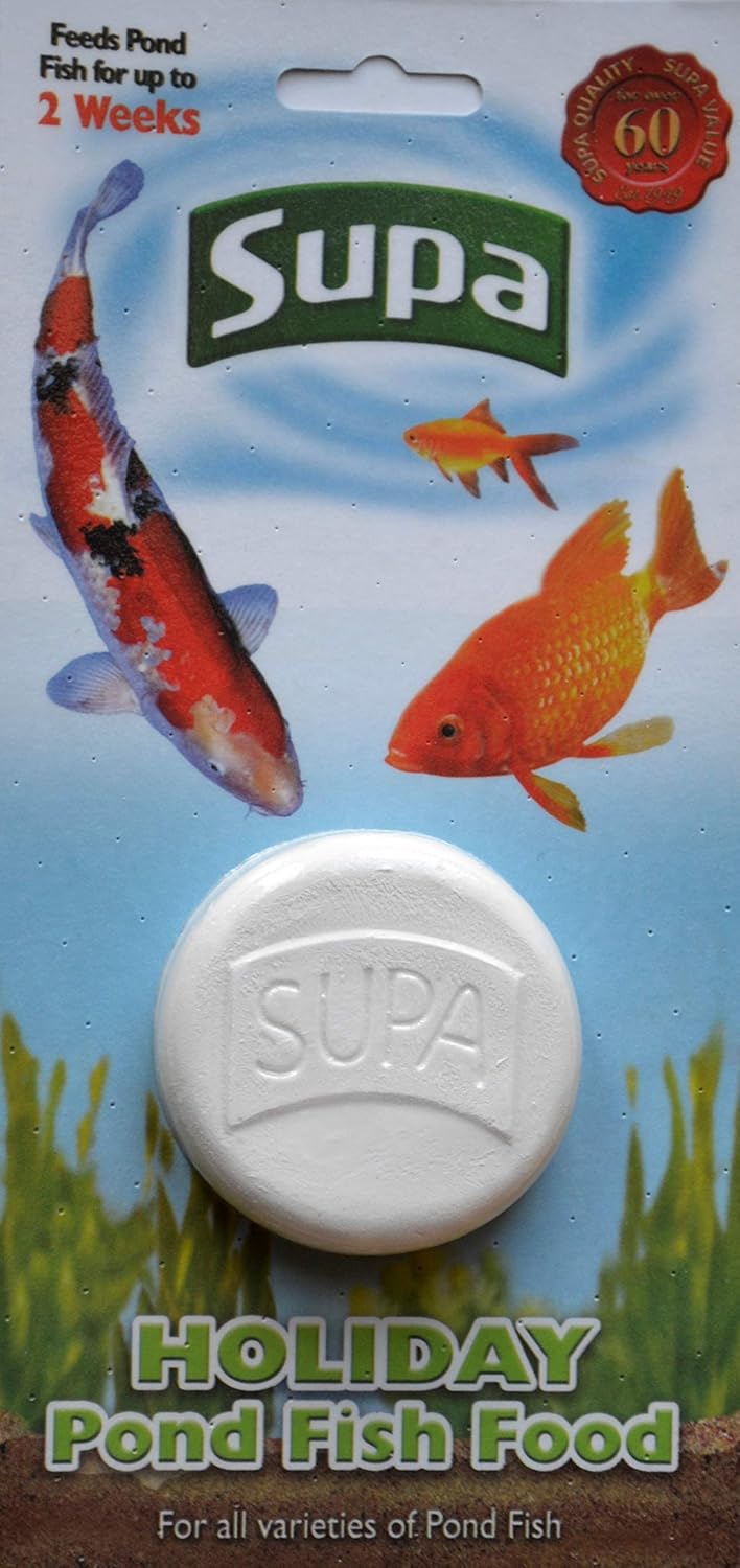 Supa Pond Holiday Fish Food, Pack of 3, Easy To Use, Provides A Source Of Food For Your Pond Fish While You Are On Holiday