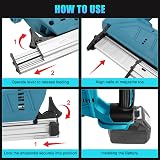 ConBlom Cordless Brad Nailer Makita 18V Battery Compatible 18 Gauge Electric view 7