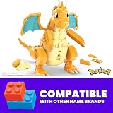 Mega Bloks MEGA Pokémon Dragonite 387 Pieces Motion Brick 7 in Build Set view 3