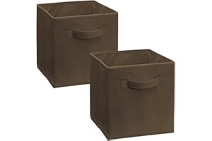 ClosetMaid 3786 Cubeicals Fabric Drawer, 2-Pack, Dark Brown