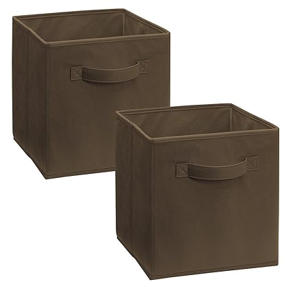 Amazon Com Closetmaid 3786 Cubeicals Fabric Drawer 2 Pack Dark