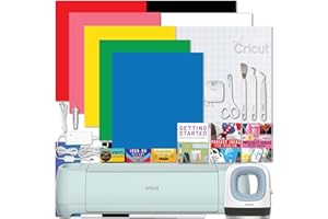 Cricut Explore 3 Cutting Machine Bundle - With Mini Easy Press, Tool Kit, and Iron-On Vinyl for DIY Home Decor and Custom Apparel