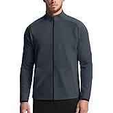 Zengjo Men's Track Jackets Full Zip Running Athletic Workout Lightweight Windproof Jacket with Zipper Pockets Quick Dry