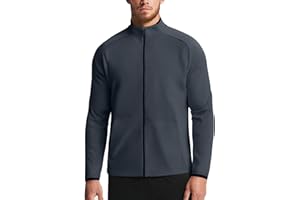 Zengjo Men's Track Jackets Full Zip Running Athletic Workout Lightweight Windproof Jacket with Zipper Pockets Quick Dry