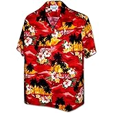 Pacific Legend Sunset Beach Palm Tree Hawaiian Shirt