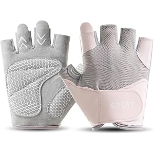Women Driving Gloves, UV Protection Sun Gloves, Touchscreen Full Finger PINK | Women's workout gloves with wrist support prov