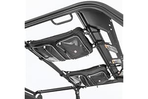 KEMIMOTO Roof Storage Bags Compatible with CFMOTO Uforce 1000/1000XL 2019-2024, 1680D Oxford Overhead Storage Bags Tool Bags 