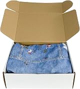 RLAVBL 20 Pack Small White Corrugated Shipping Boxes 12x9x3 in view 5