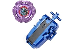 DEZAWRTY Gyro X Set with Lance Knight Right Spinning Top and X String Launcher, Defense Type Blade Starter Pack, Great Toy Gift for Boy Kid 6+