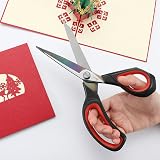 LIVINGO Premium Dressmaking Scissors Titanium Coated 24cm Forged Stainless Steel view 5