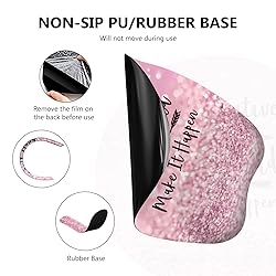 Anyshock Pink Mouse Pad Wrist Support, Keyboard