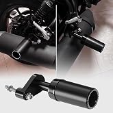 WOOGA Motorcycle Exhaust Pipe Protection Anti Falling Bar Frame Sliders Anti-collision Fairing Guard fit for Ho&amp;n&amp;da Rebel CMX250 300 500 REBEL250/300/500 Accessories (A with LOGO)