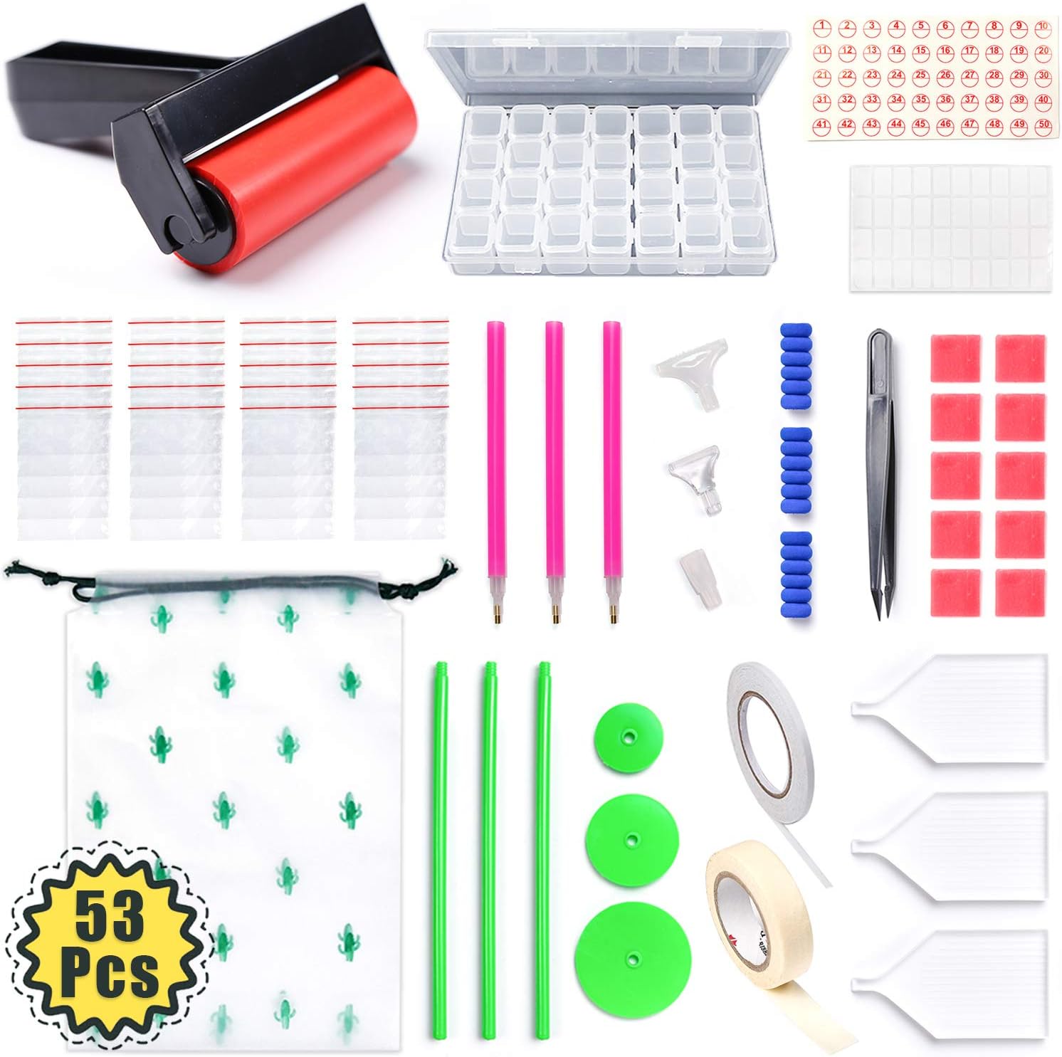PuTwo Diamond Painting Accessories, 53 pcs Diamond Painting Tools