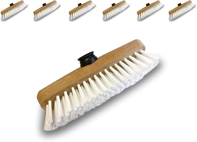 Balai Brosse Piscine Mareva Sans Roulettes - Forme Papillon, Pour Liner, Blanc