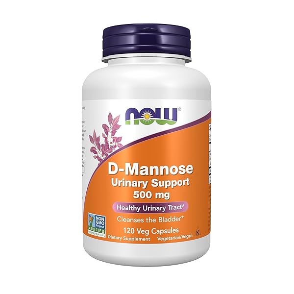 NOW FOODS SUPPLEMENTS, D-MANNOSE 500 MG, NON-GMO PROJECT...