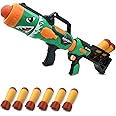 Toy Rocket Barrel Launcher-Fires Foam Rockets Includes 6 Rockets Compatible with RL Blaster- Shooting Game Toy Air Power Blaster Gun for Youth, Teens, Adults