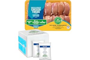 Salutem Vita – Boneless Skinless Chicken Thighs, All-Natural & Versatile, 6 lbs. (actual weight may vary within 5%)