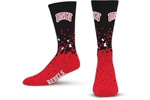 For Bare Feet Men's Spray Zone Crew Sock NCAA